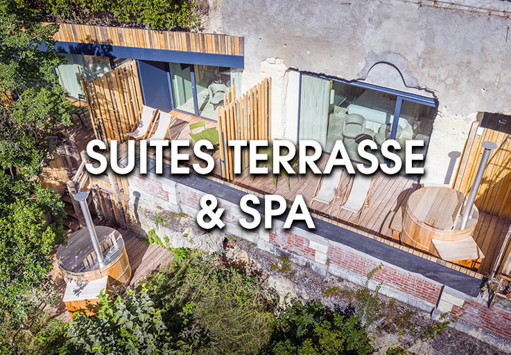 Suites terrasse et spa